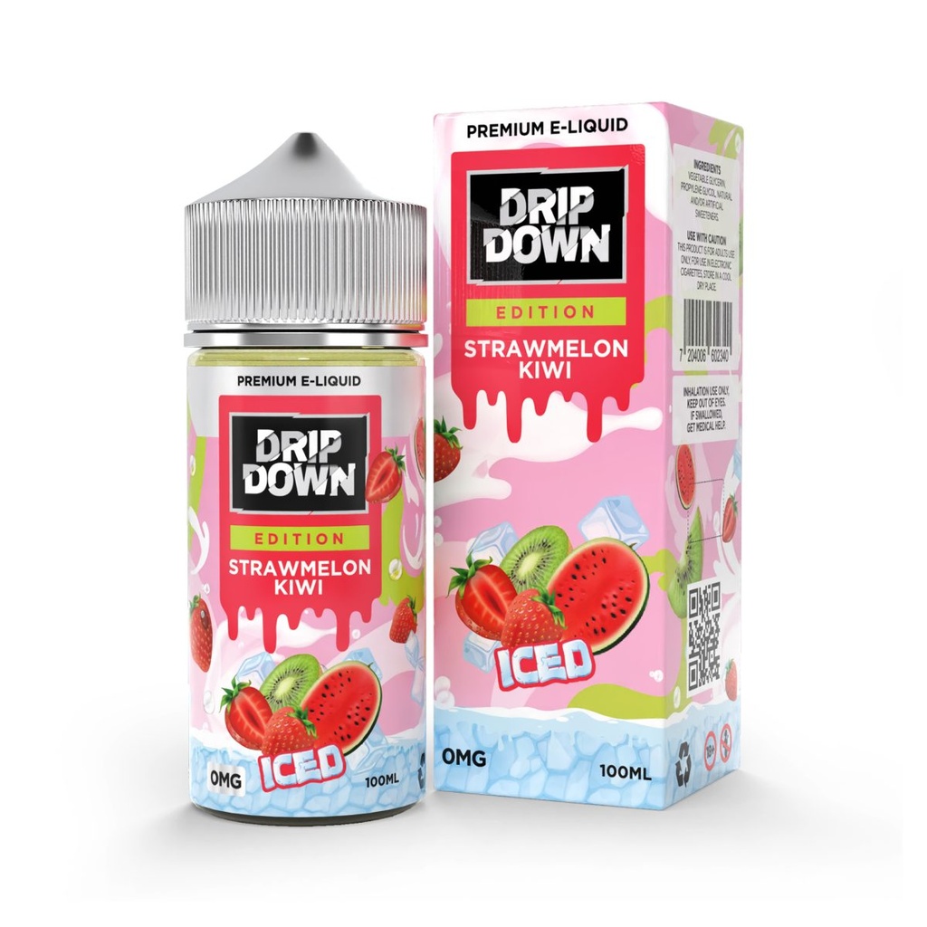 DRIP DOWN STRAWMELON KIWI 100ML (3MG)